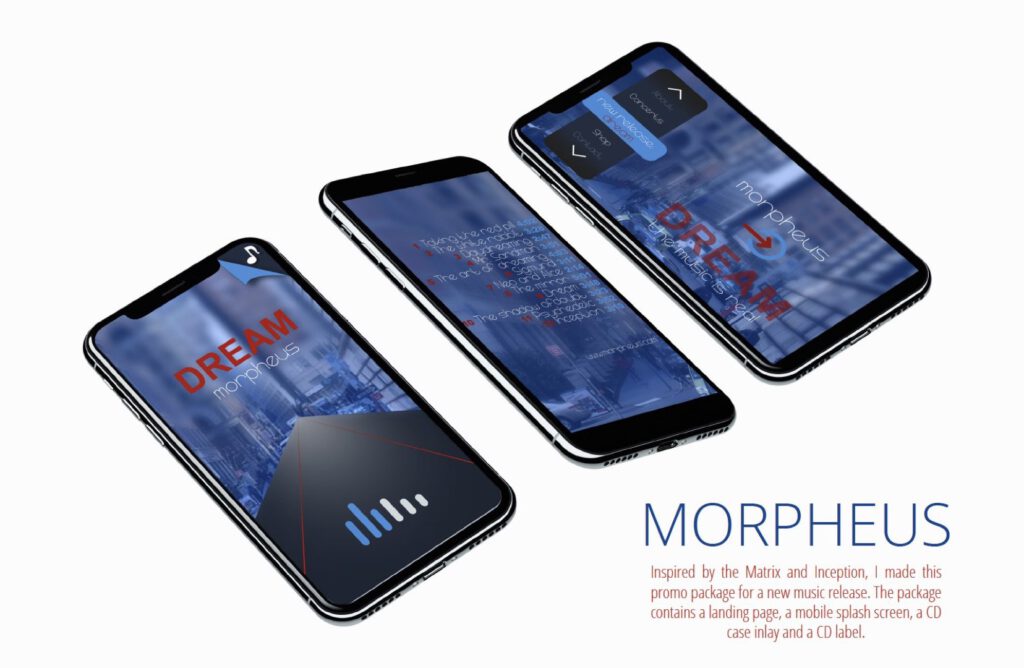 Morpheus mobile mockup